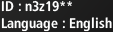 ID : n3z19**, Language : English